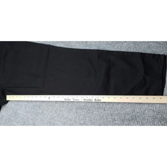 Vintage Ruff Hewn Denim Jeans Womens Size 16 Black Cotton High Rise Solid New - Picture 11 of 11